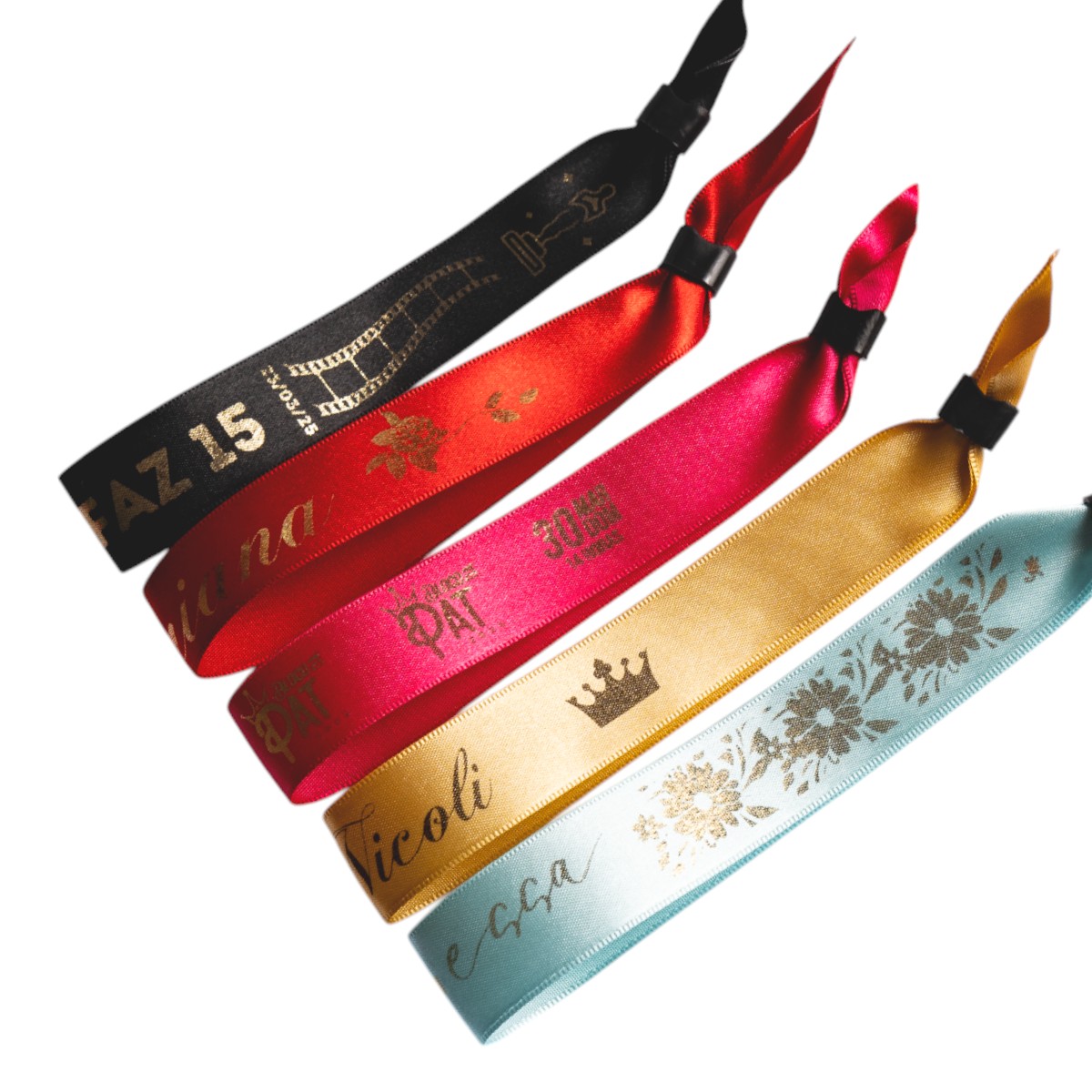 Pulseira em Cetim Personalizada - Imagem 5