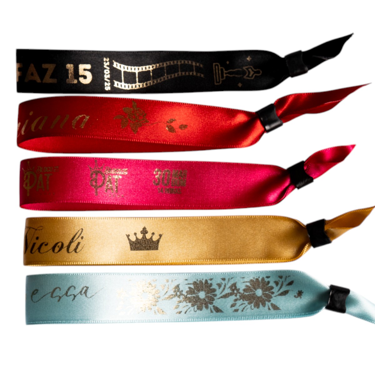 Pulseira em Cetim Personalizada - Imagem 2