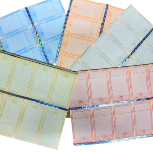 Ingressos de Identificação com Itens de Segurança em Papel Moeda 108x60mm