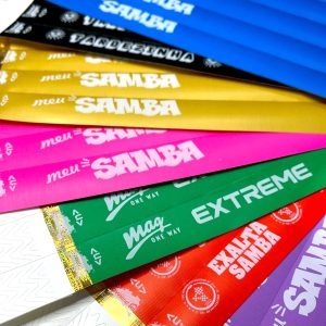 Pulseira Nylon Personalizada IMPRESSÃO EM BRANCO